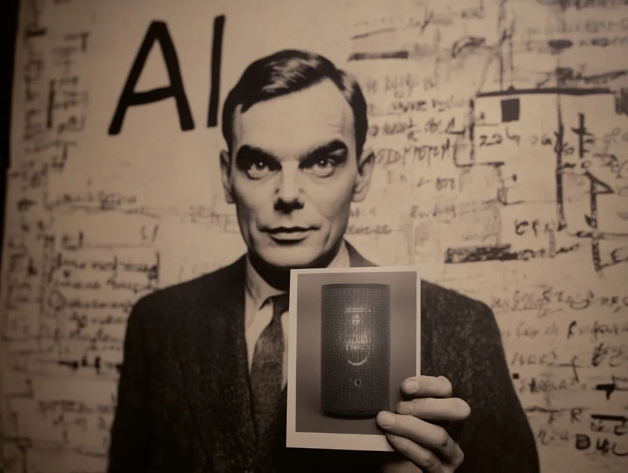 alan turing con IA.