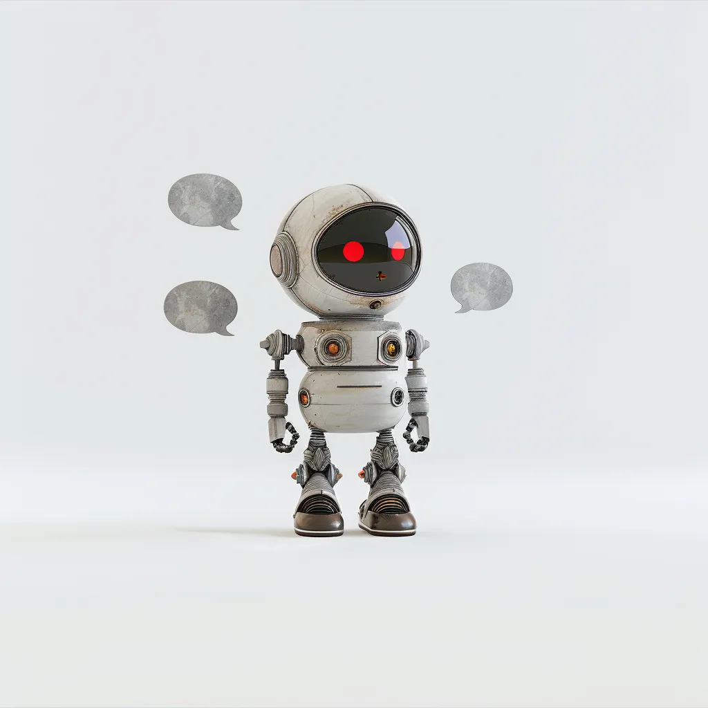 un robot hablando